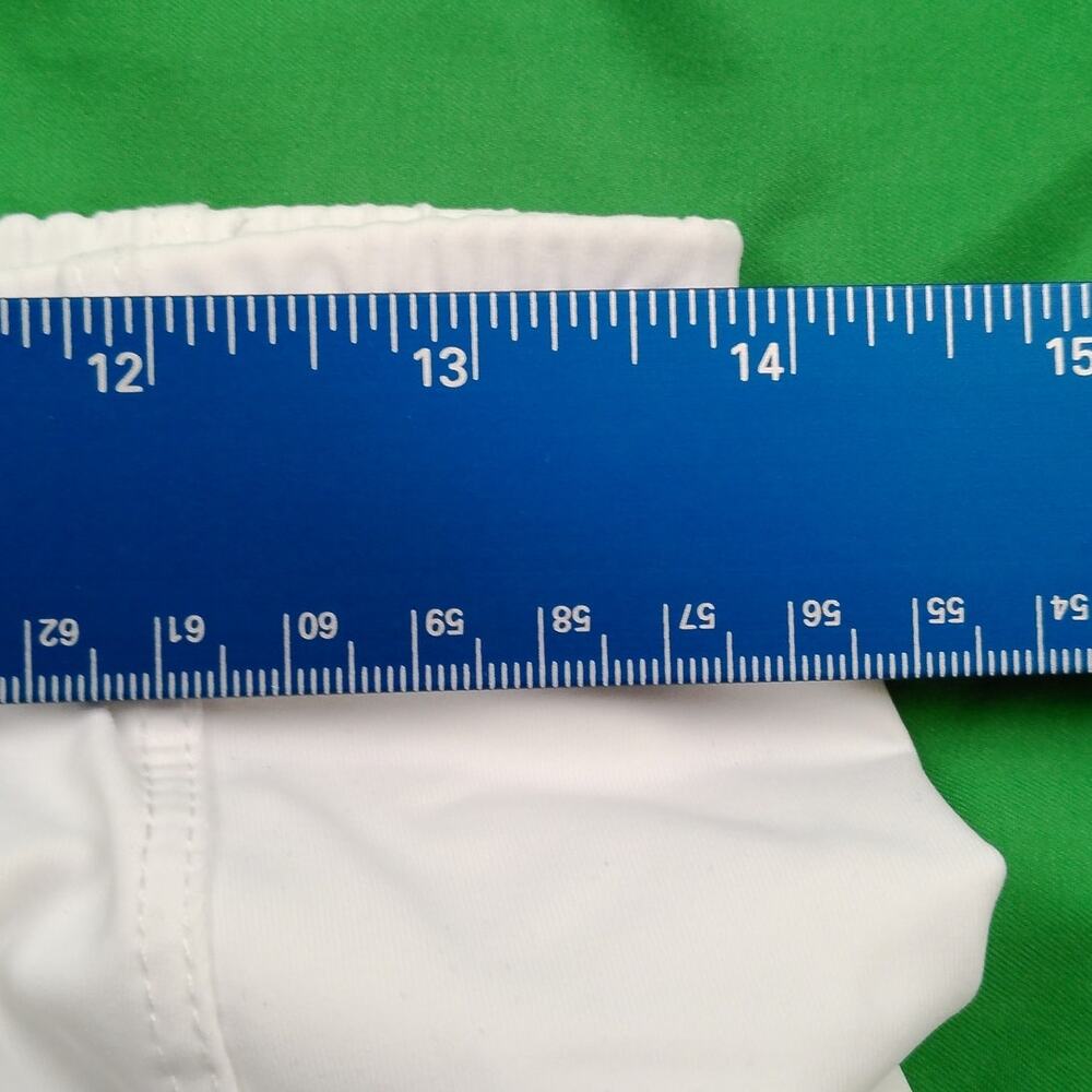 IBKUL White Performance Slip Pocket 9" Shorty Shorts Layer Women's MEDIUM - Picture 7 of 8